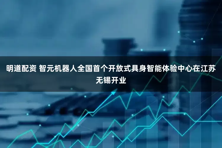明道配资 智元机器人全国首个开放式具身智能体验中心在江苏无锡开业