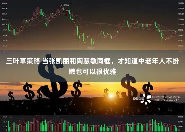 三叶草策略 当张凯丽和陶慧敏同框，才知道中老年人不扮嫩也可以很优雅